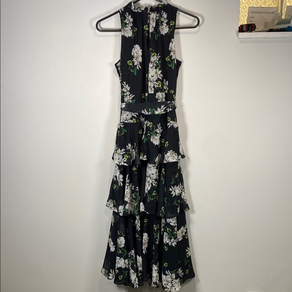 GB Girls Black and White Halter Maxi Sundress - Picture 8 of 9